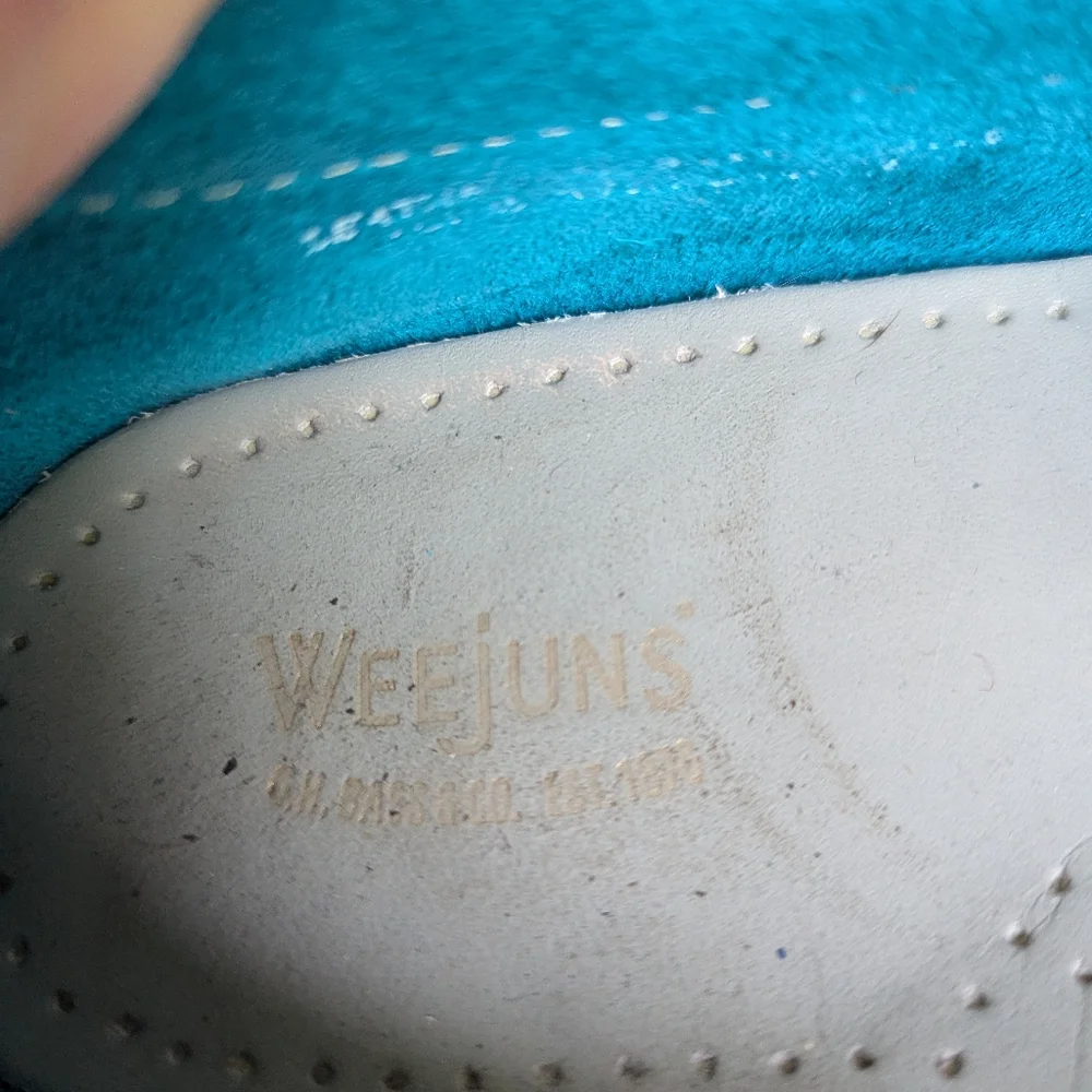 G.H. BASS Weejuns Penny Loafer teal size 8 - Picture 6 of 6